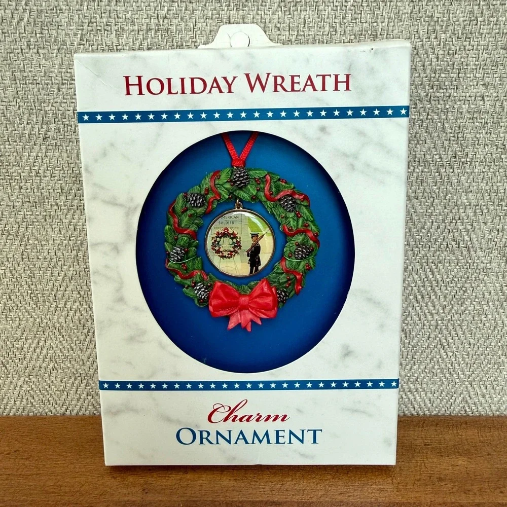 Tomb of the Unknowns Arlington Cemetery Military US Army Veteran Wreath Ornament